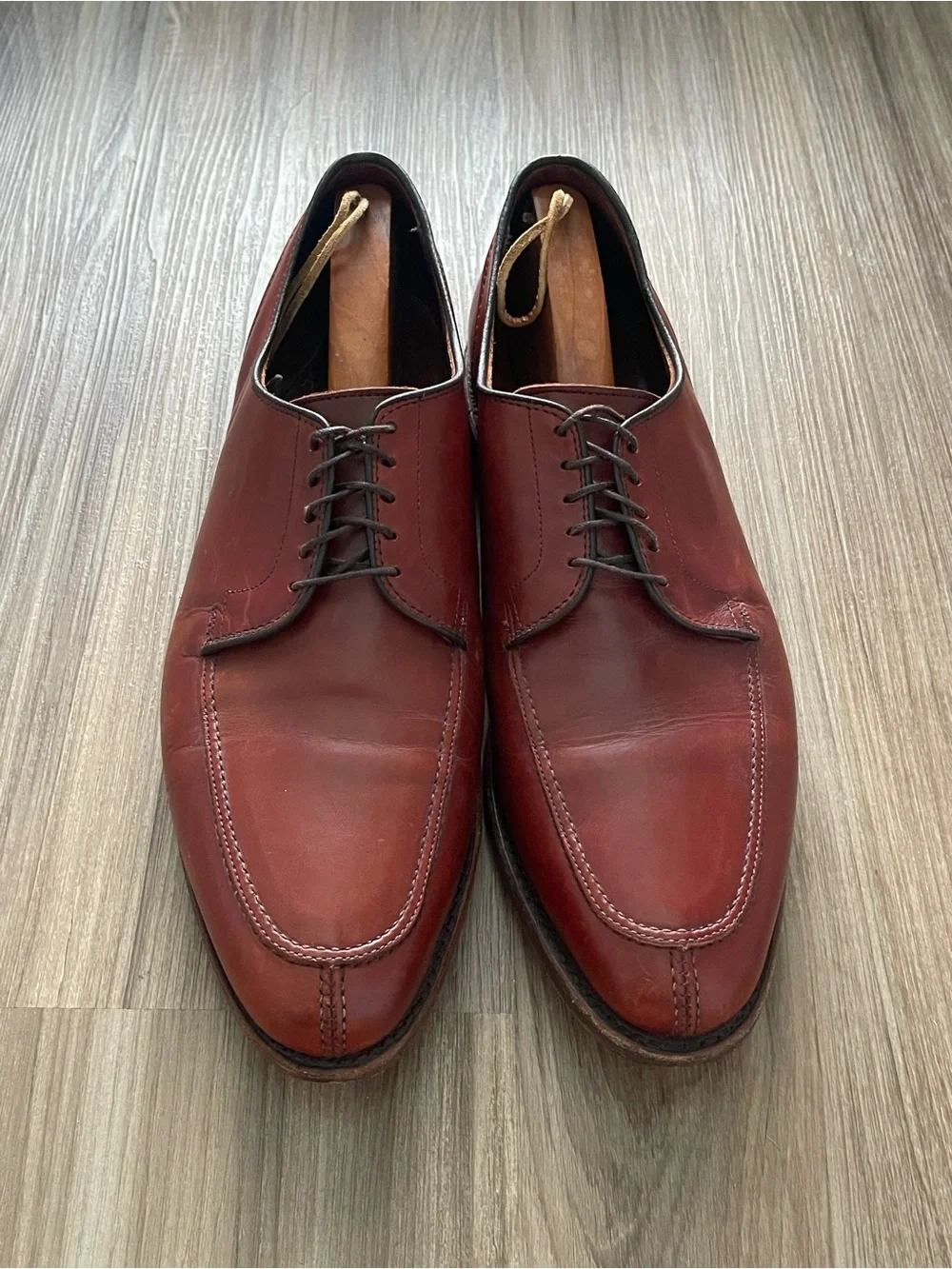 Allen Edmonds LaSalle Split-Toe Derby Oxfords - Men's Size 12 D - Brown